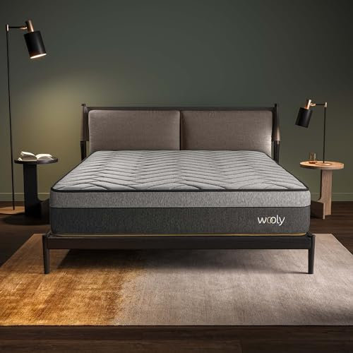 Matratze Wooly Level 80x200 Höhe 30 cm - Härtegrad H4 - Kaltschaummatratze - Öko Tex Zertifiziert - Wolle - Thermoregulierend - 7 Komfortzonen - Made in EU