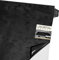 Fondlife Tessuto Autoadesivo in Microfibra,150x40cm Tessuto Adesiva per Auto,Elasticizzato in Velluto,Effetto Pelle Scamosciata per Interni Auto (Nero, 150 * 40cm)