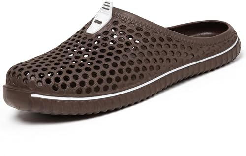 SAGUARO Unisex Zoccoli Ciabatte Scarpe da Spiaggia Marrone 42 EU