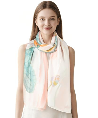 RIIQIICHY Echarpes et Foulards Femme Echarpe Legere Ete etole Femme Chic Mariage Écharpe Printemps