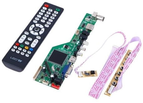 Ensemble De YY30-1 Carte Mère TV LCD, Lecteur RR52C.03A, Prend en Charge DVB-T DVB-T2 avec Télécommande À Clé Gratuite