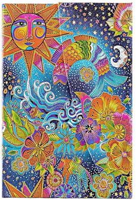 Celestial Magic (Whimsical Creations) Mini Lined Hardback Journal (Wrap Closure)