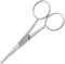 Tijeras de uñas para cutículas, punta redondeada, extrafuertes, multiusos, de acero inoxidable, para nariz, cabello, cejas, pestañas, piel seca