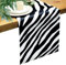 Tischläufer, gestreift, Party-Tischdekoration, schwarz-weiß, Zebra-Schilder, für Abendessen, Dschungel-Thema, Geburtstagszubehör, Geburtstag, Babyparty, Neujahr, Dekoration, 30,5 x 183,9 cm