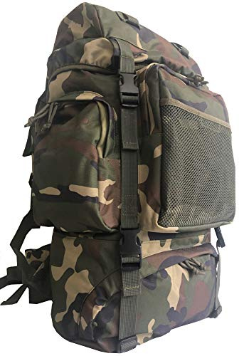 Desert Hawk Tactical BW Bundeswehr Commando - Zaino da combattimento, 55 l, woodland, 55 L