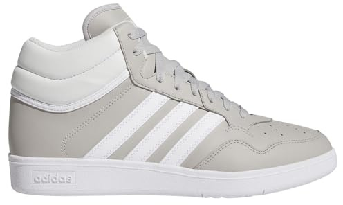 adidas Unisex Hoops 4.0 MID Shoes, Grey Two/FTWR White/Crystal White, 41 1/3 EU