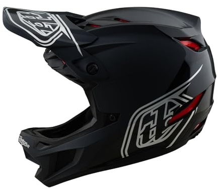 Troy Lee Designs D4 Polyacrylite Helmet Shadow Black MD