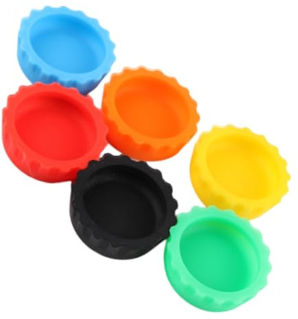 BESTonZON 6piezas Comedero para Mascotas De Borde Cuenco De Silicona para Reptiles Plato De Agua para Estanque De Agua para Tortugas Cuenco Colgante para Geckos Pequeños Bebedero para Mascot