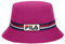 Fila Unisex Cotton Twill Reversible Bucket Hat (Festival Fuchsia)