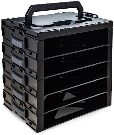 Sortimo i-BOXX Rack 6100000339 Werkzeugkasten unbestückt ABS Schwarz