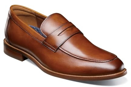 Florsheim Rucci Penny Men's Slip On, 14 D(M) US, Cognac