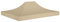 Techo de Carpa para Celebraciones Beige 4x3 m 270 g/m², LAPOOH Techo Pergola, Toldo Pergola Recambio, Lona para Pergola, Toldos para Carpas, Repuestos De Carpas, Cubierta De Repuesto