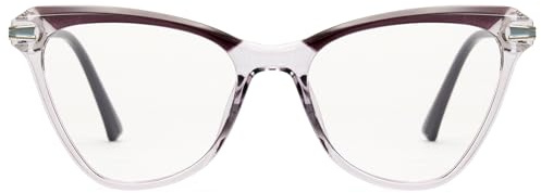 Cyxus Blue Light Filter Glasses Without Prescription Men Women Fashion Computer Protective Glasses Screen Glasses Gaming Glasses 8189, 02-grey, Medium