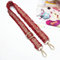 Verstellbarer Schultergurt für Taschen Rot, Taschengurte zum Wechseln, Taschengurt Breit mit Karabiner Gold, 70-130 cm Tragegurt Tasche für Damen Schulterriemen, Handtasche, 3cm, 1401
