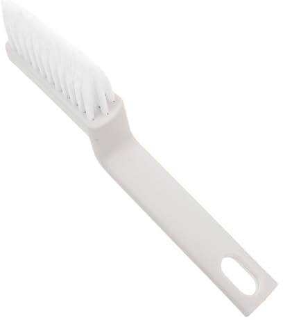 Sosoport 2pcs Grout Brush with Handle for Tile Floor Cleaning PP Material Scrubbing Tool for Bathtubs Showers Bathrooms and Kitchens Stiff Bristle Baseboard Cleaner Efficient Tile Grout