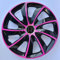 Radzierblende STIG EXTRA schwarz/pink 14 Zoll 4er Set