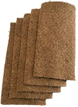 pemmiproducts Anzuchtmatte aus 100% Kokos, 50 x 25 cm, ca. 7 mm dick, 5er Pack (EUR 2,59/Stück), Matte geeignet zur Anzucht von z.B. Keimsprossen und Kresse (Microgreens), 100% biologisch abbaubar