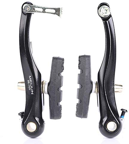 V Brake Set, Aluminium Alloy Front & Rear V Brake Set with Cable for Bicycle Cycling Road Bike(1 Pair) Bicycle and Spare Parts Ride