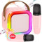 Wowstar Macchina Karaoke con 2 microfoni per bambini: Karaoke per bambini con microfono - Sistema Karaoke con 2 microfoni - Mini Karaoke Set - Karaoke Box - Regali per ragazze, ragazzi