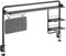Ergo Office ER-452 Schreibtischablage mit 3 Fachböden, Klemmbares Schreibtischregal bis 20 kg, Aufsteckbares Schreibtisch-Regal