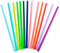 50-Pack Colorful Paper Straight Straws – Disposable and Durable Drinking Straws for Smoothies, Milkshakes, Slushies – Multicolor Paper Straws for Cold Drinks, Parties, Events, Cafes, and Daily Use