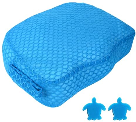 Asiento elevador para bañera de hidromasaje, tapete de asiento de spa, 15.75 x 12.01 x 5 pulgadas, almohadilla antideslizante para piscina, cojín de apoyo para ancianos, diseño de fregadero rápido