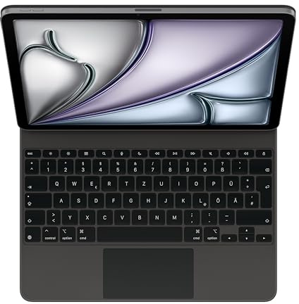 Apple Magic Keyboard Case für das 13 iPad Air (M3), besonders angenehmes Tippen, integriertes Trackpad, Deutsch - Schwarz