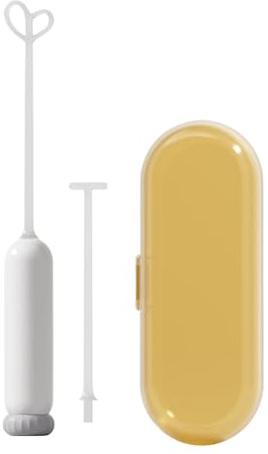 Mixeur électrique en poudre - Mixeur à lait portable en poudre - Mélangeur de nourriture pour bébé - Mélangeur de boisson - Mélange rapide avec batterie rechargeable - Idéal pour la préparation des