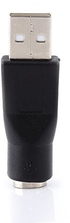 GOWENIC USB Till PS/2-adapter | USB 2.0 A Hane Till PS/Kvinnlig Omvandlare för Tangentbordsmus Stationär PC