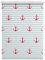 Lichtblick Klemmfix Verdunklungs-Rollo mit Motiv, ohne Bohren, Blickdicht, Seitenzugrollo, Made in Germany, Anker gestreift - Türkis Rot 120 cm x 150 cm (B x L)