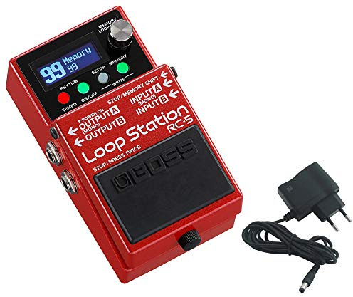 BOSS RC-5 Loop Station Looper + alimentatore shop2rock 9 V