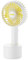Unold 86630 Handventilator Breezy Swing White - Weiß, 4 Watt, 5-stufiger Geschwindigkeitsregelung, 120° Oszillation, bis zu 8 Std. Akkubetrieb, LED-Kontrollleuchte, inkl. USB- Ladekabel