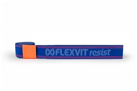 FLEXVIT Resist Band - Exercise bands for effective full body training, HIT, coordination, stabilisation and bounce, 3 strengths, beginners and professionals