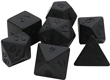 Yooghuge 7x D4 D6 D8 D10 D12 D20 Number Colors Acrylic Polyhedral Dices Party Engraving Educational Toys Accessaries Multi Face Dice Digital Dice Set Role Playing Dice Polyhedral Dice Multi Sided