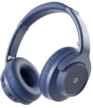 Rebocico Over Ear Headphones Wireless with Mic, Bluetooth Headphones Over Ear, 3 EQ Modes, 70H Playtime, Headphones Wireless Bluetooth Comfortable for Office/Home/Mall