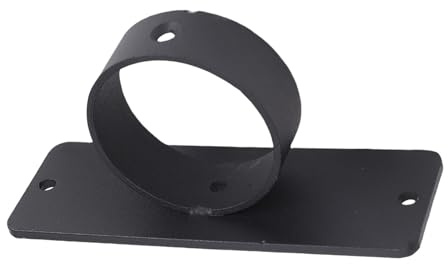LEEZAD Set di 5 Supporti per Corda, Staffa per Recinzione in Corda in Acciaio Inossidabile con Vite, Staffe Decorative Ad Anello da 1,6 X 4,7 Pollici per Recinzione in Corda