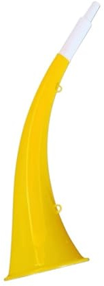 Bullrig bärbar Vuvuzela Stadiumkornett med dragsko, oxhorn slumpmässig färg, 27,5 cm, tillbehör för att uppmuntra fans sportevenemang på arenor