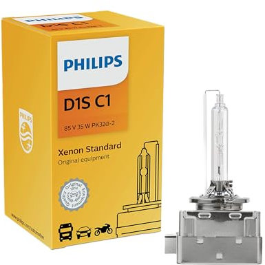 D1S - PHILIPS 4300K XenStart OEM HID/Xenon Replacement bulb 85415C1 35W DOT Germany - Pack of 1 by ALI