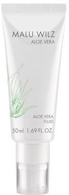 Malu Wilz Aloe Vera Fluid 50ml I Skincare Feuchtigkeitspflege für die gründliche & milde Gesichtspflege I Aloe Vera Gesichtsfluid für alle Hauttypen I Vegan
