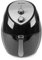 Haden 6L Air Fryer – Low Fat Compact Air Fryer - Timer 30min and Temperature Control (up to 200°C) - 4.7L Basket - 6L Outer Pan - Black & Silver - Automatic Shut-Off