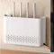 Router Box, Router Verstecken, WiFi Router Aufbewahrungsbox Regal Wand WLAN Wandbehänge TV Kabel Verstecken Box WiFi-Rack Wanddekoration Dekorative Box für Router Kabel Organizer Box Weiß(Size:25x5x17