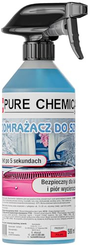 CHOSA Deghiacciante Spray Auto 500ml - Sbrinatore Parabrezza Rapido per Vetri Auto - Spray Antighiaccio e Antibrina con Nebulizzatore per Una Visione Chiara e Sicura