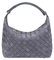 CHIC DIVINNA Luxuriöse Wildleder-Hobo-Tasche für Damen, gewebtes Leder, Schultertaschen mit Tragegriff oben, Hh01, Small