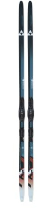Fischer Aeroguide Skate 65 Cross Country Skate Skis w/ Control Skate Step-in Binding (Grey/Dark Grey, 185cm)