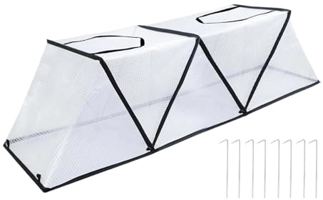 anticongelantes para Plantas de Exterior – Transparentes Impermeables protección Invernal anticongelante | Jaulas de protección Invernal para Plantas, para jardín, Invernadero