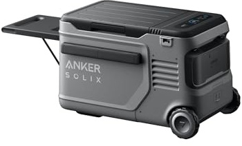 Anker SOLIX EverFrost 2 23L Kompressor-Kühlbox & Akku-Kühlschrank, Tragbar mit 288Wh Akku (AC/DC oder Solarenergie), Für Camping, Reisen & Angeln (-20℃ bis 20℃, Nur 1 Akku im Lieferumfang)