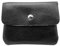 Charmoni - Portefeuille Femme Multi Poches - Porte Monnaie Femme Porte Carte Billets - en Cuir (Noir)