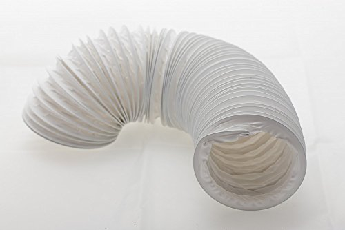 Daniplus - Tuyau d'évacuation d'air en PVC flexible - Diamètre de 100/102 mm -Longueur de 6 m - Pour climatisation, sèche-linge, hotte