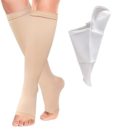 BellaAchtung Medizinische Kompressionsstrümpfe Damen 23-32 mmHg Compression Socks Abgestufte Unterstützung Stützstrümpfe für Krampfadern, Ödeme, Durchblutungsförderung