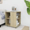 Sonoma Aktenschrank aus Eiche, 60 x 53 x 72 cm, mit Schubladen, mobiler Aktenschrank für Zuhause, Büro, Aufbewahrung